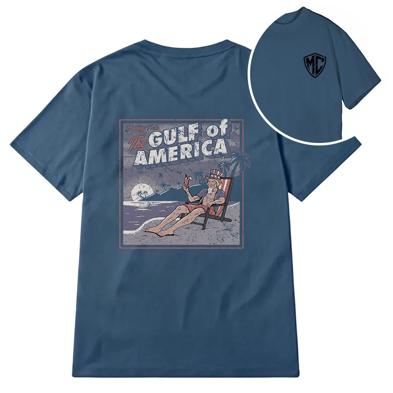 Modecanvas Greetings From The Gulf Of America DTG Printing Back Classic T-Shirt