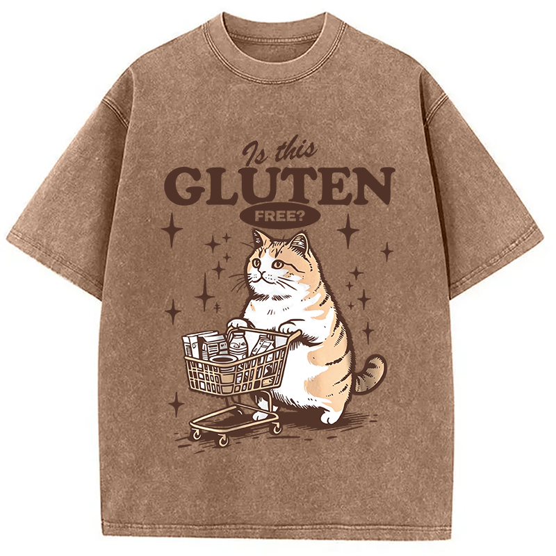 Modecanvas Is This Gluten Free DTG Printing Washed T-Shirt