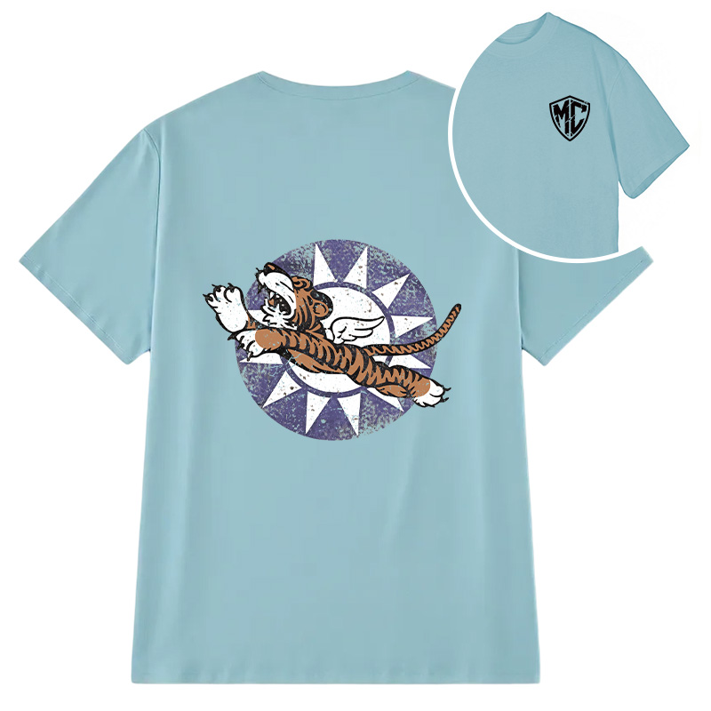 Modecanvas Flying Tigers DTG Printing Back Classic T-Shirt