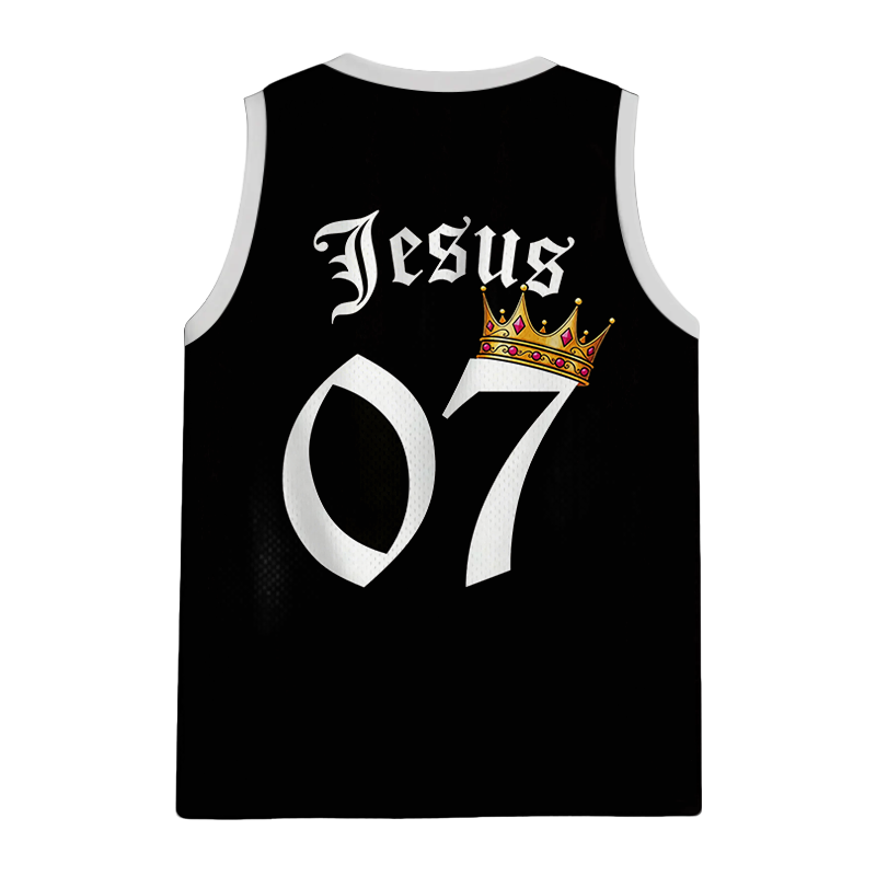 Modecanvas Jesus Is King Christian Jersey Tank
