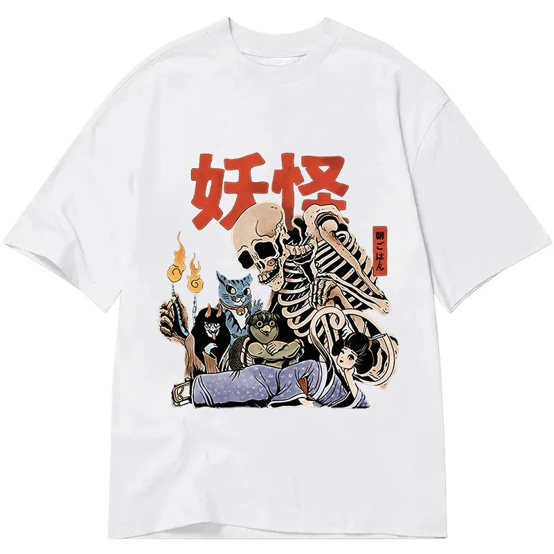 Modecanvas The Yokai Club DTG Printing Classic T-Shirt-modecanvas