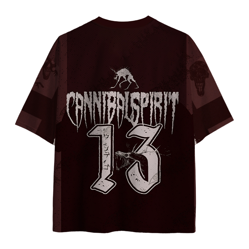 Modecanvas Wendigo Horror Mesh Jersey-modecanvas