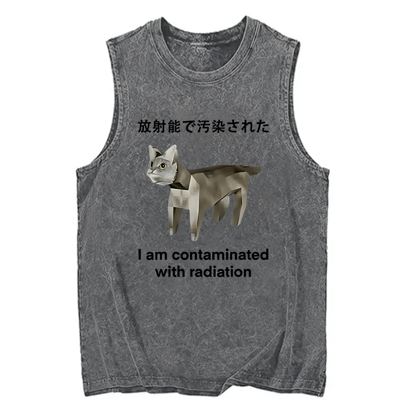 Modecanvas Cat Contaminated By Radiation Tank-modecanvas