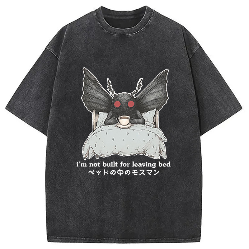 Modecanvas Mothman in Bed Washed T-Shirt