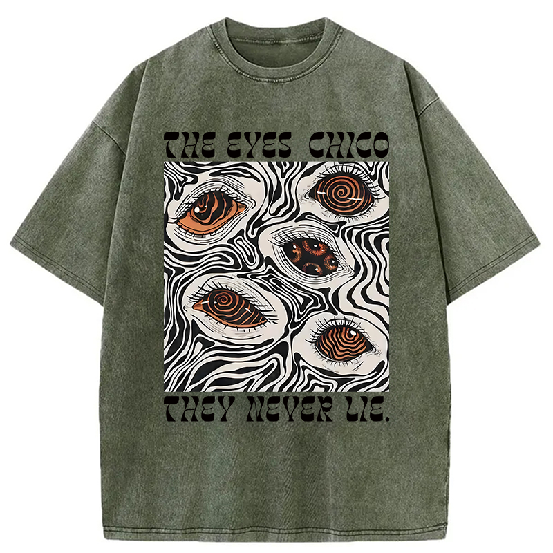 Modecanvas The Eyes Chico Washed T-Shirt