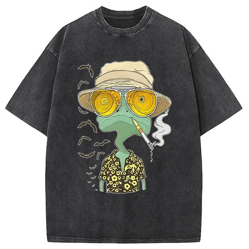 Modecanvas On Vacation Washed T-Shirt