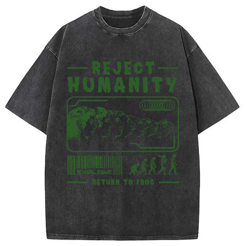 Modecanvas Return To Frog Washed T-Shirt