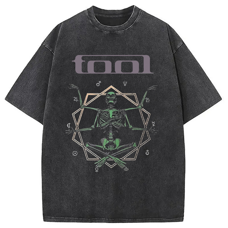 Modecanvas Soul Meditation DTG Printing Washed T-Shirt-modecanvas