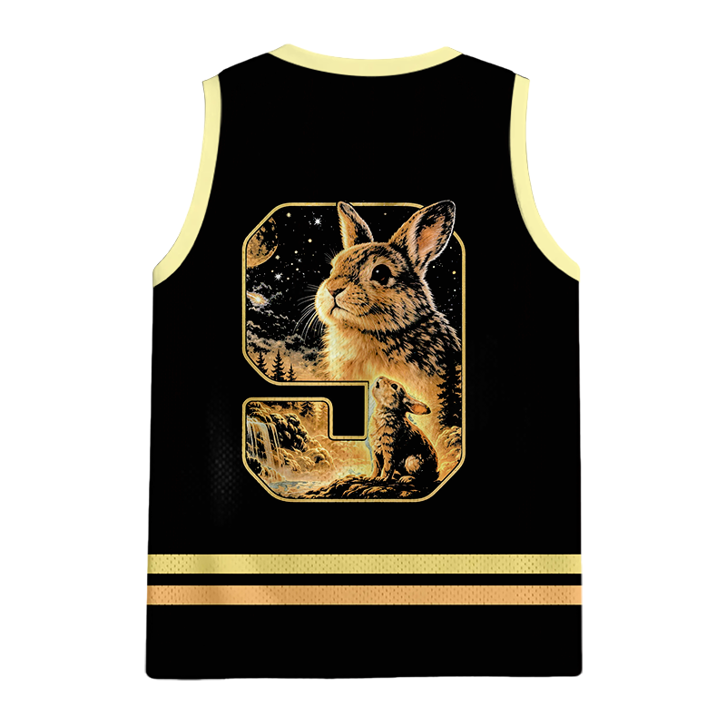 Modecanvas Bunny Howling to the Moon Jersey Tank