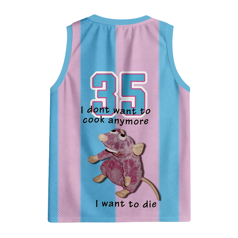 Modecanvas I Don't Want To Cook Anymore Jersey Tank