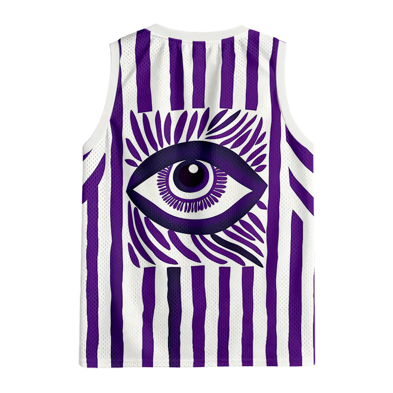 Modecanvas Geometric Eyes Jersey Tank