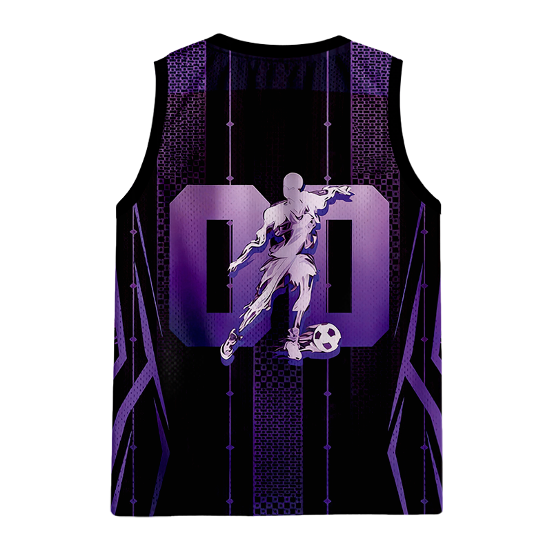 Modecanvas Glitch Matrix Dual Tone Frame Jersey Tank