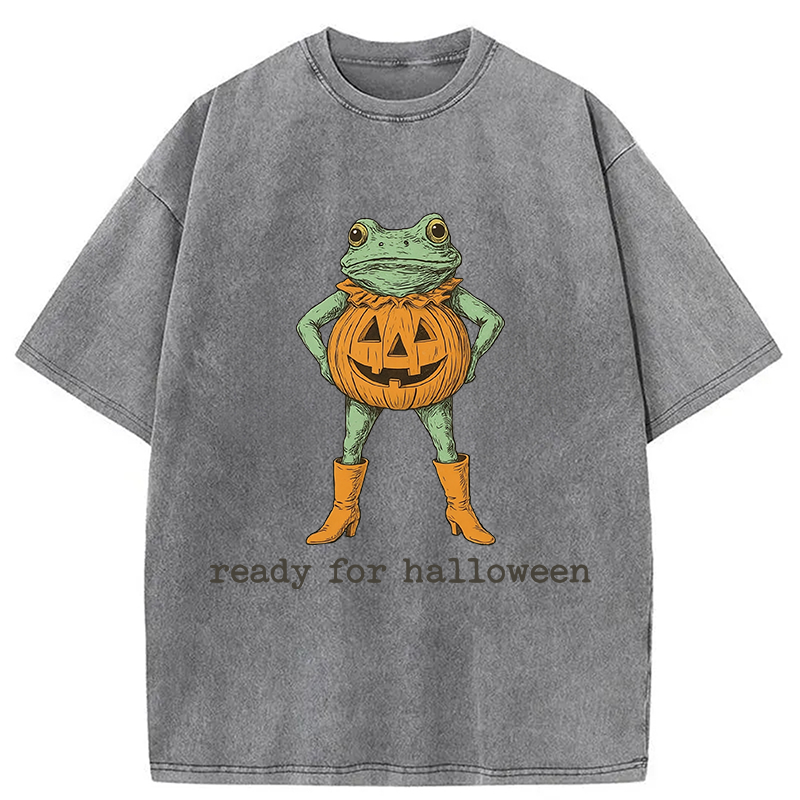 Modecanvas Ready for Hallowee Washed T-Shirt