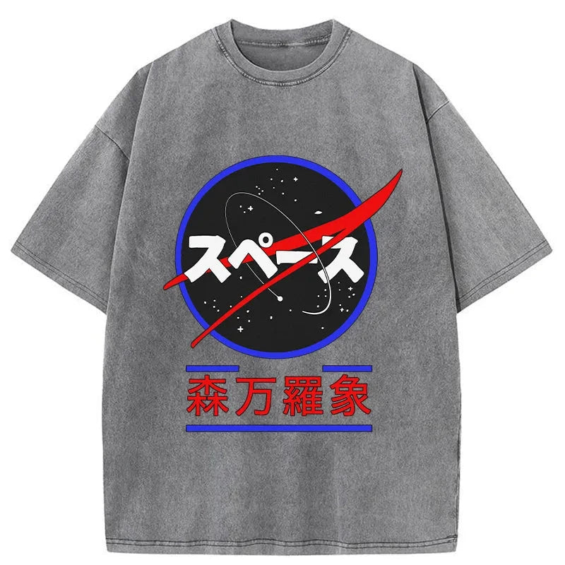 Modecanvas Japan Nasa Washed T-Shirt