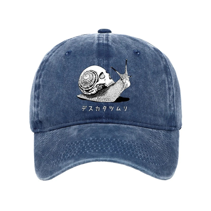 Modecanvas Death Snail Manga Washed Cap-modecanvas