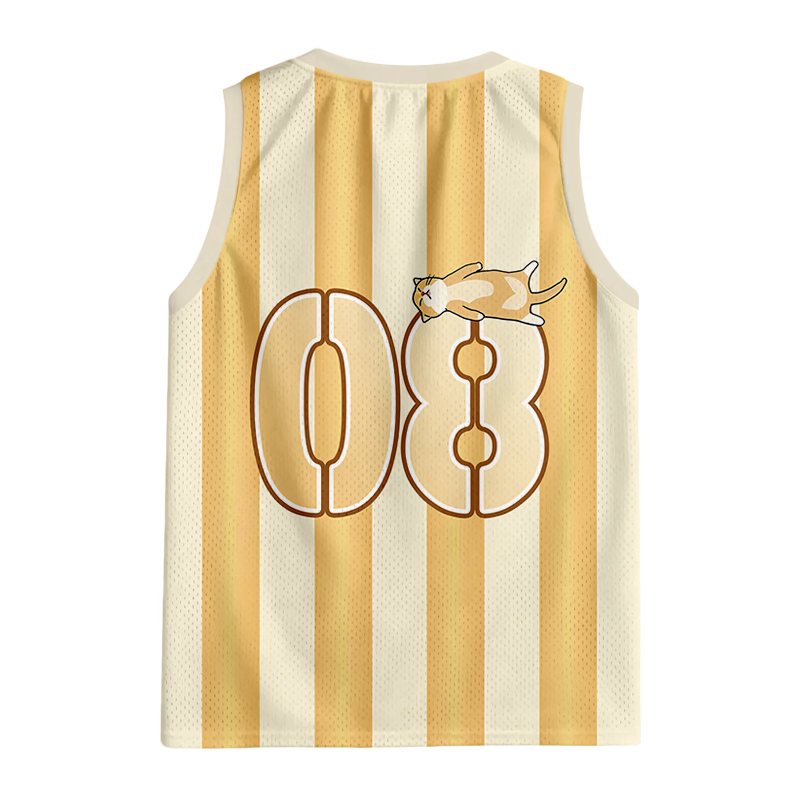 Modecanvas Silly Sleepy Cat Meme Jersey Tank