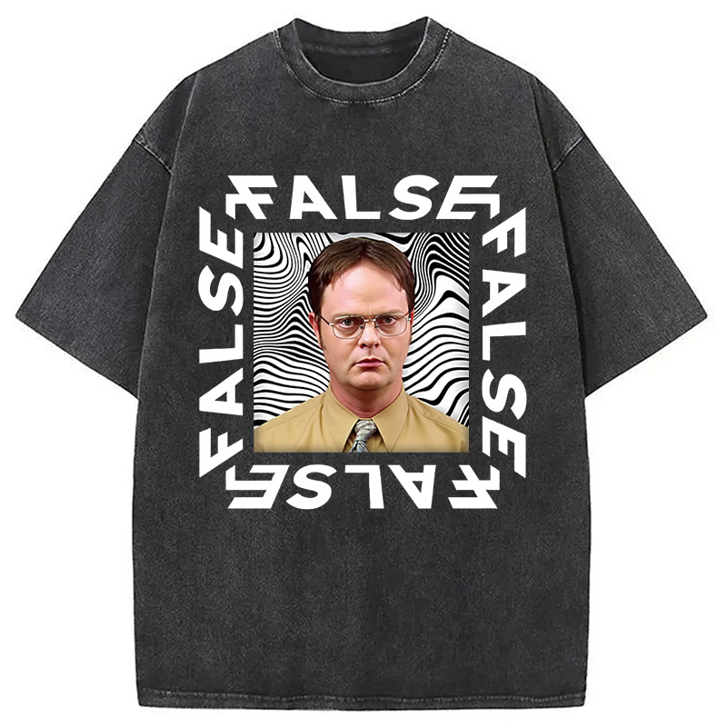 Modecanvas The Office Dwight False Washed T-Shirt