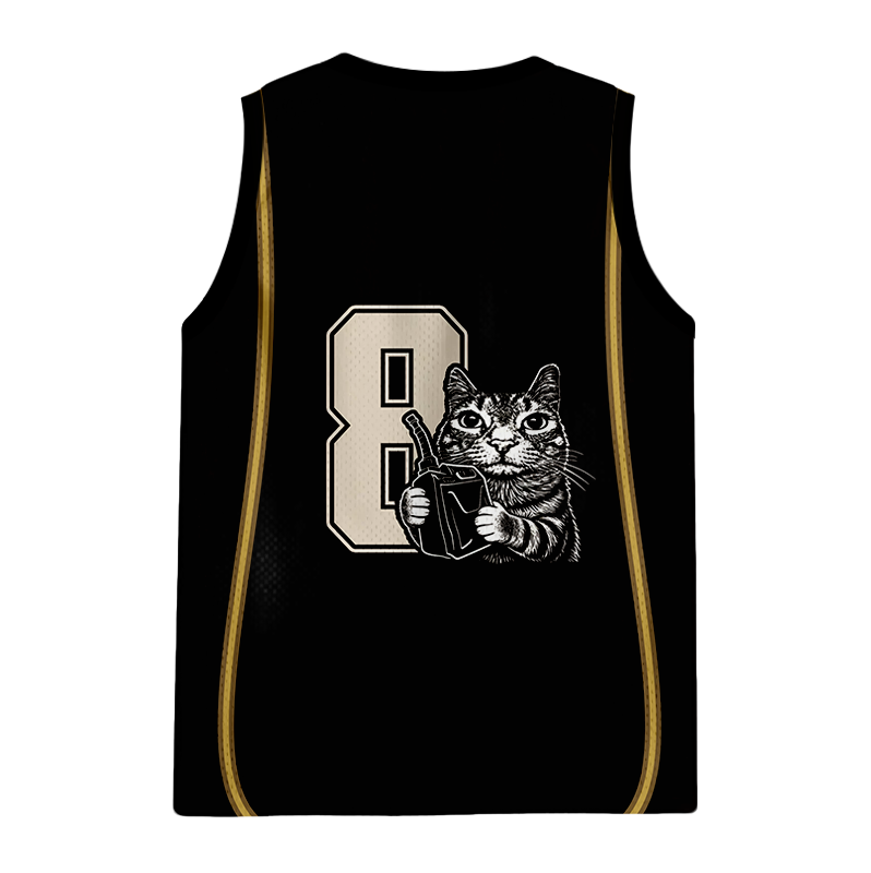 Modecanvas I Eated All The Gas Funny Cat Meme Jersey Tank