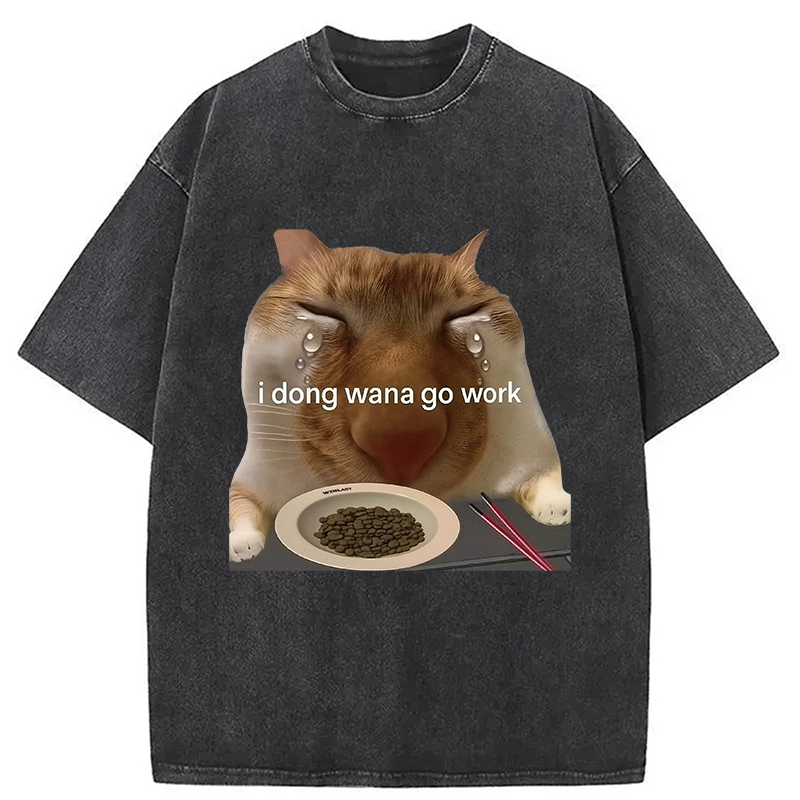 Modecanvas I Dong Wana Go Work Washed T-Shirt