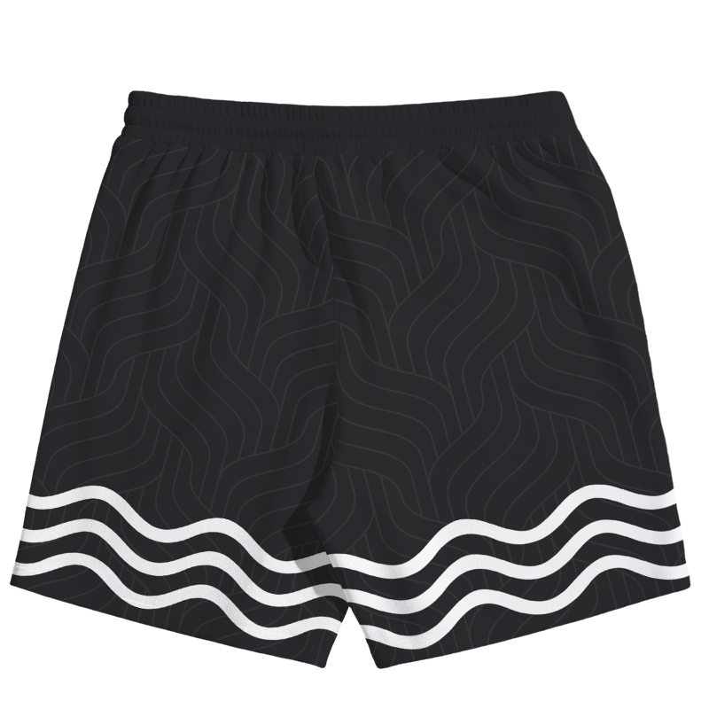 Modecanvas Retro Cat Smoking Jersey Short