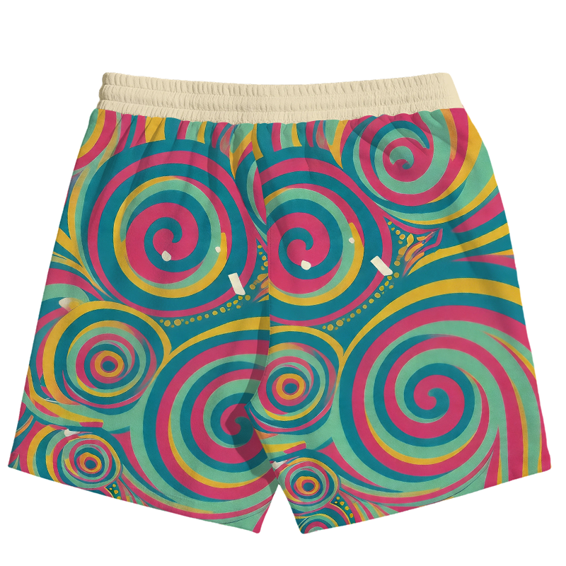 Modecanvas Colorful Cat Jersey Short