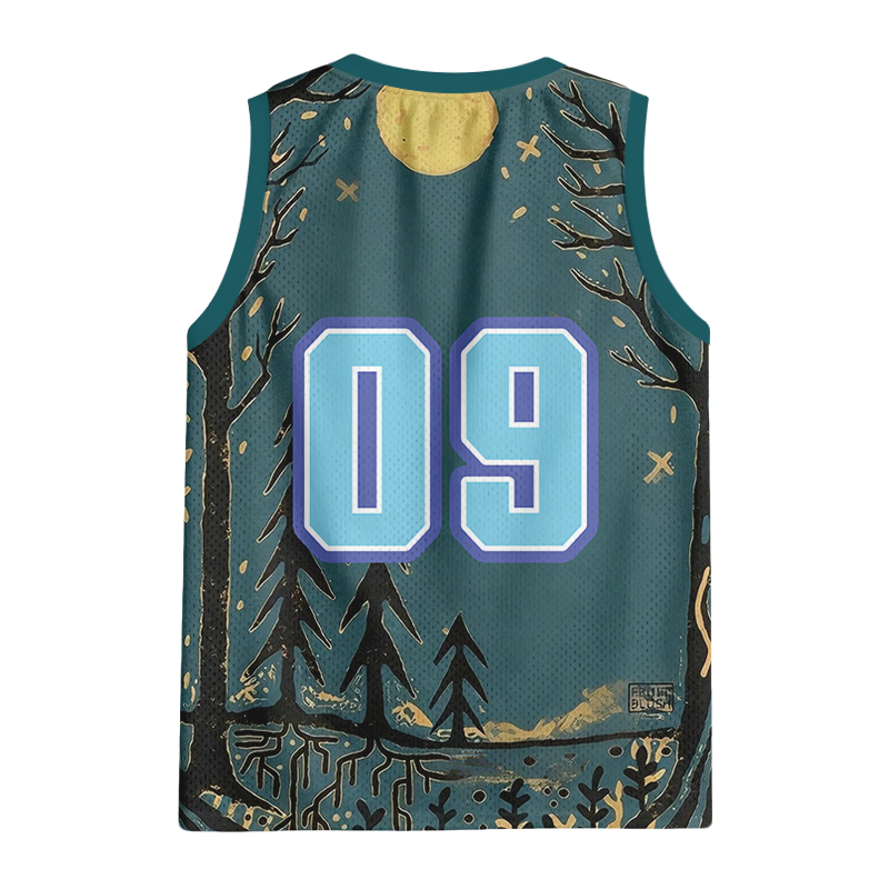 Modecanvas Full Moon Night Jersey Tank