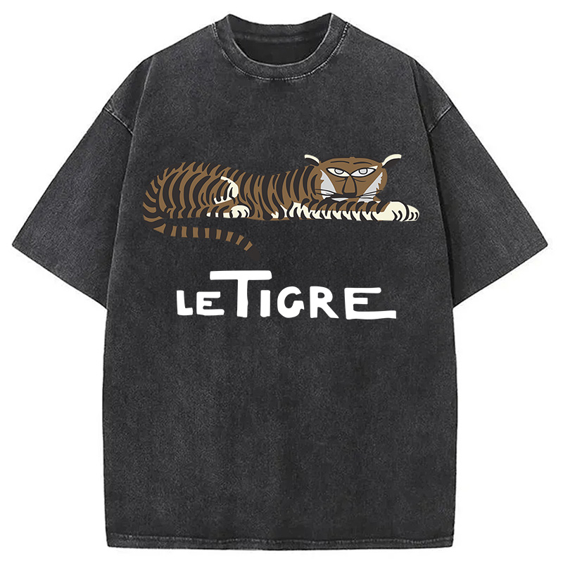 Modecanvas Le Tigre Washed T-Shirt