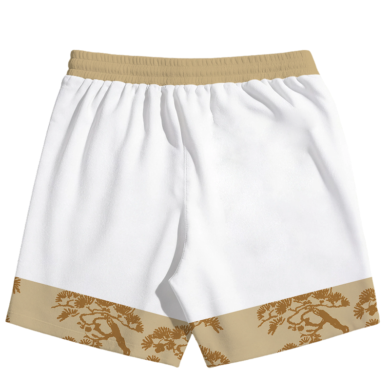 Modecanvas Ancient Pines & Cranes Jersey Short