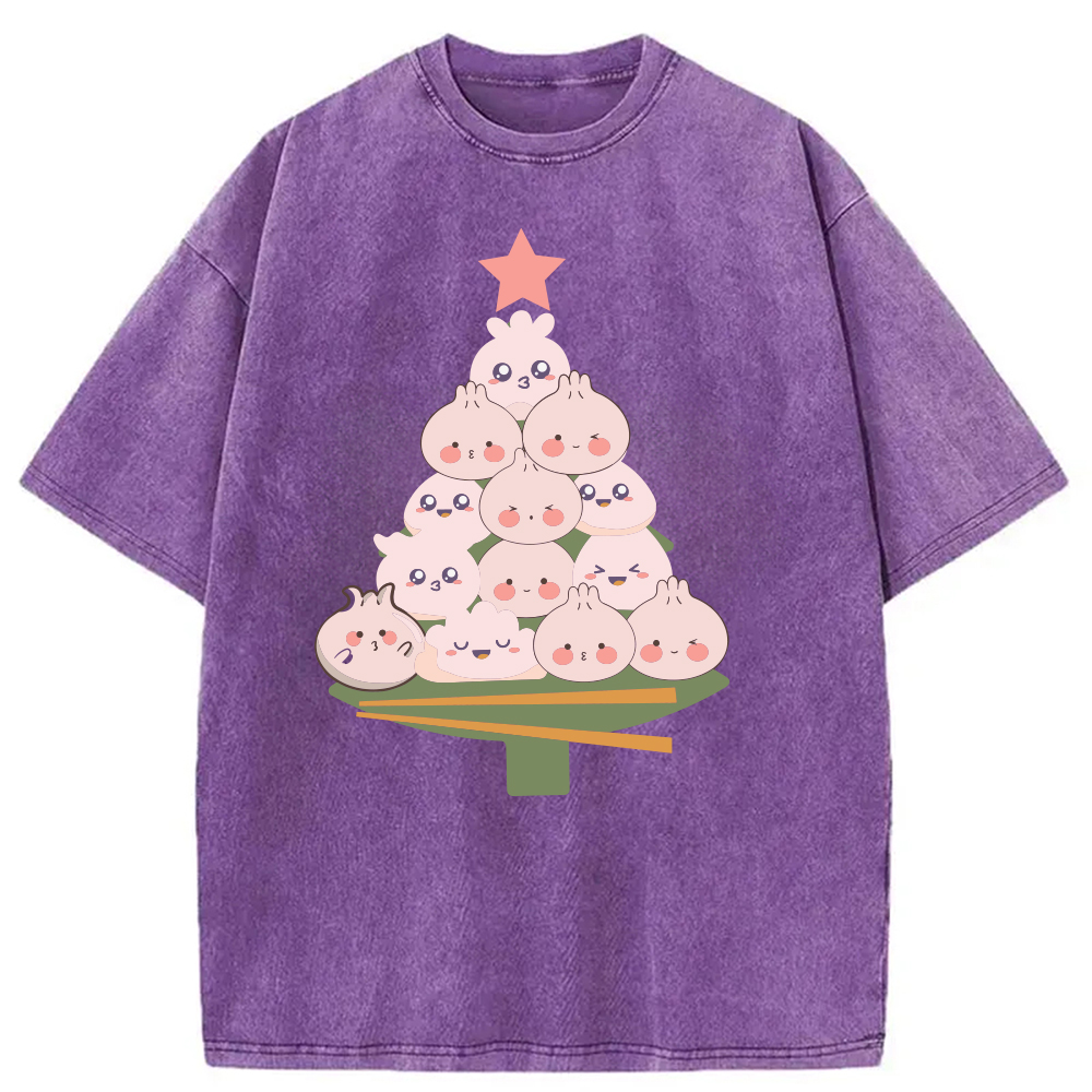 Modecanvas Bao Christmas Washed T-Shirt
