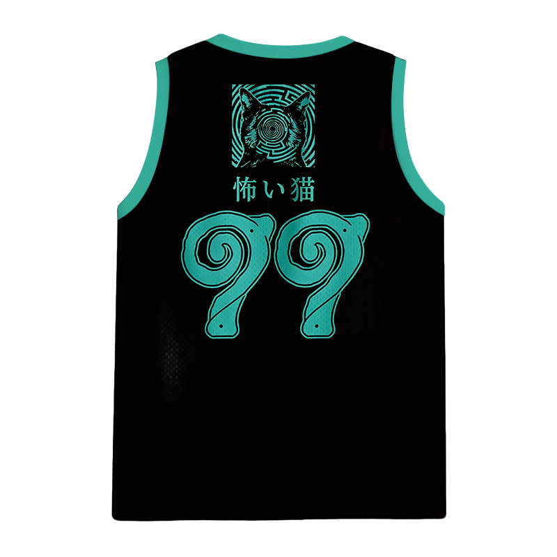 Modecanvas Cool Cat Japanese Jersey Tank