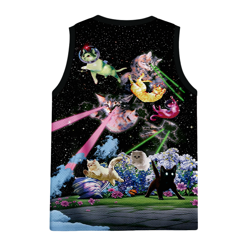 Modecanvas Fun Cat Jersey Tank