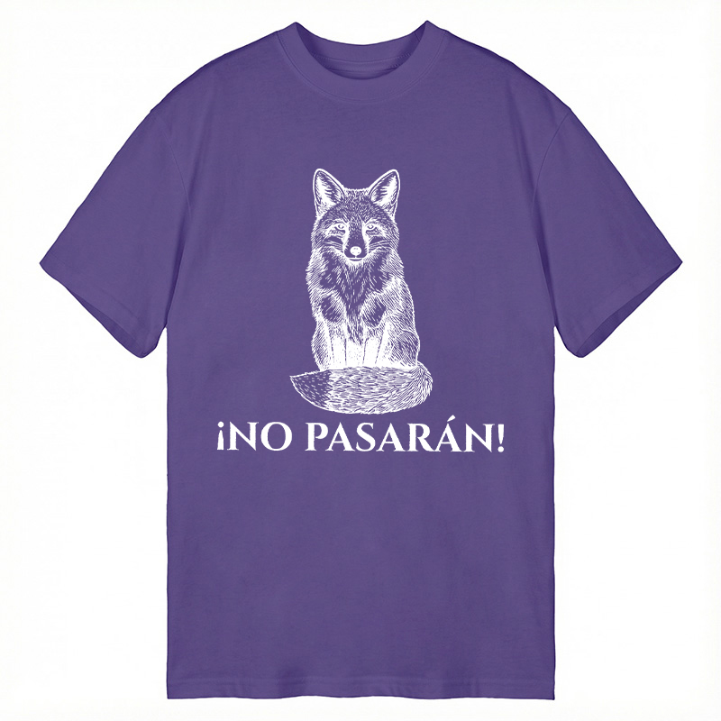 Modecanvas No Pasarán Fox DTG Printing Classic T-Shirt