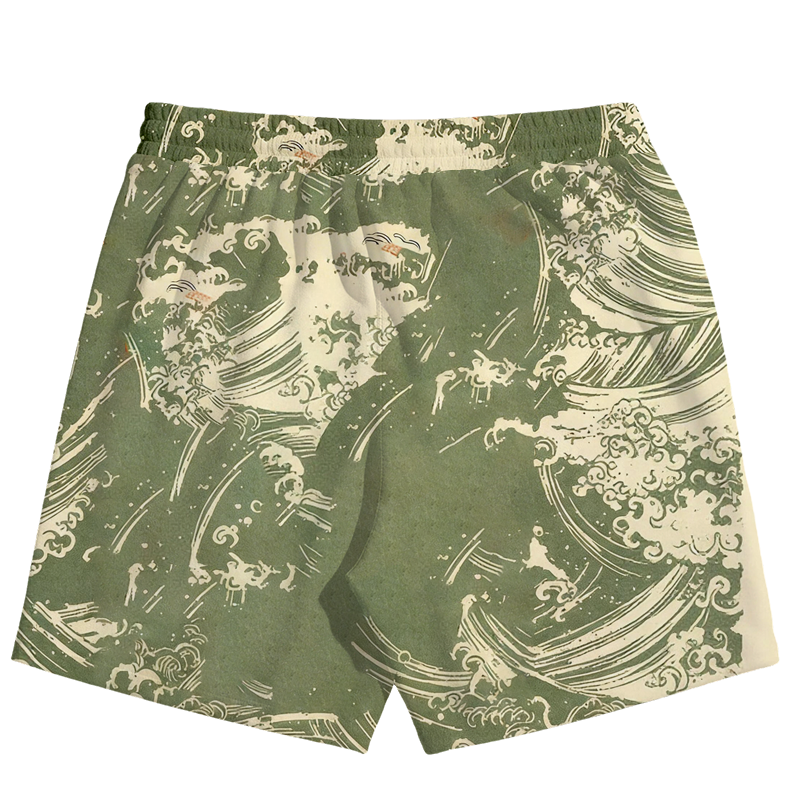 Modecanvas Octopus Sage Jersey Short