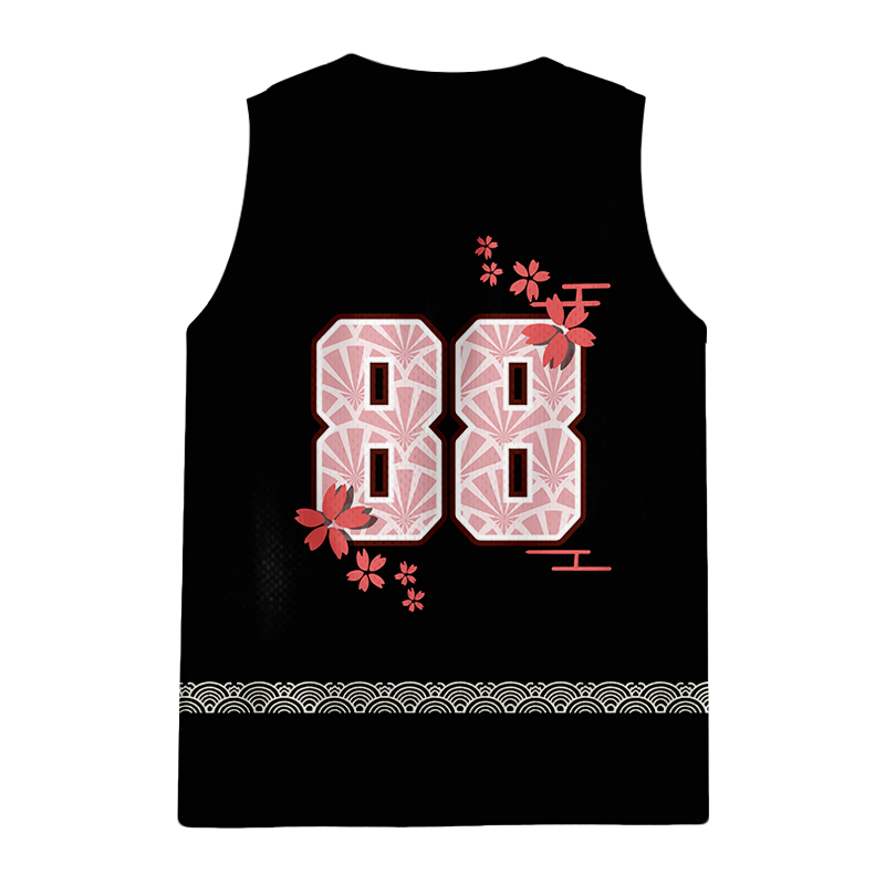 Modecanvas Sakura And Koi Jersey Tank