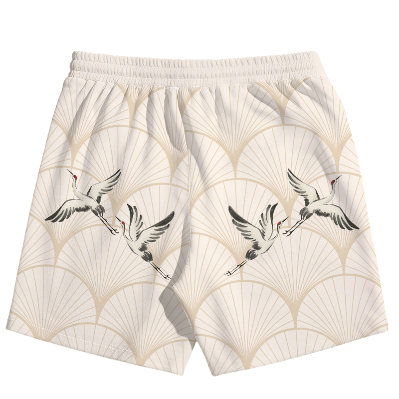 Modecanvas Various Types Of Cranes Jersey Short