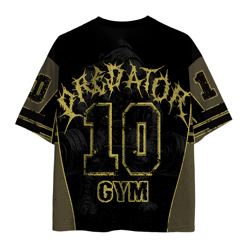 Modecanvas Alien Hunter Gym Mesh Jersey-modecanvas