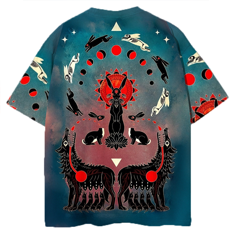 Modeocanvas Watership Down All Over Print T-shirt-modecanvas