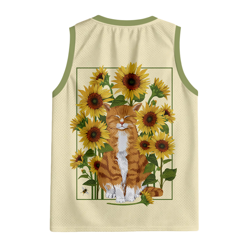 Modecanvas A Contented Orange Cat Jersey Tank
