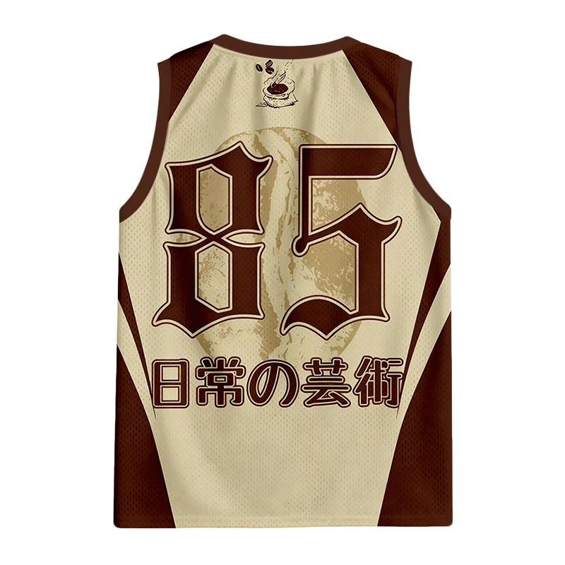 Modecanvas Coffee Wave Jersey Tank