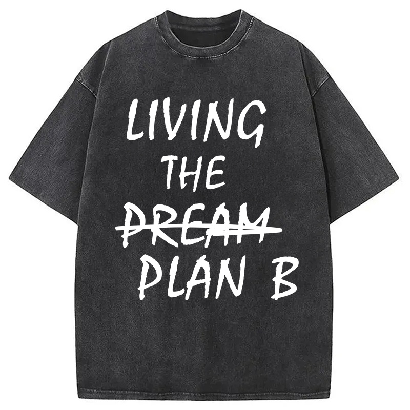 Modecanvas Implement Plan B DTG Printing Washed T-Shirt-modecanvas