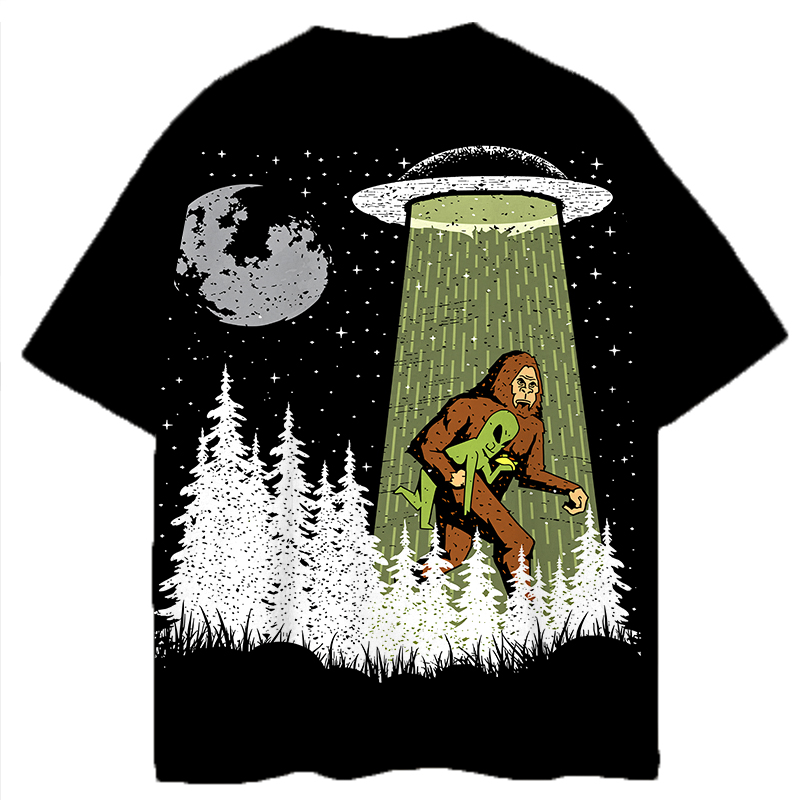 Modeocanvas Funny Bigfoot All Over Print T-shirt-modecanvas