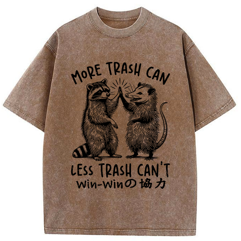 Modecanvas Win-win Cooperation Washed T-Shirt