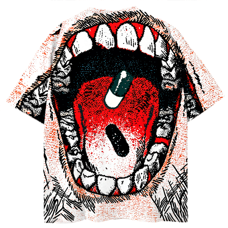 Modeocanvas Eat Medicine All Over Print T-shirt-modecanvas