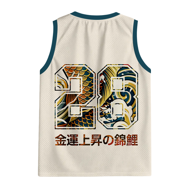 Modecanvas Gate of Destiny:Koi Jersey Tank