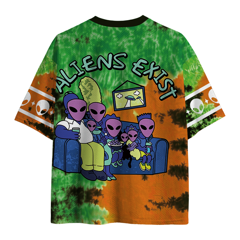 Modecanvas Aliens Exist Mesh Jersey-modecanvas