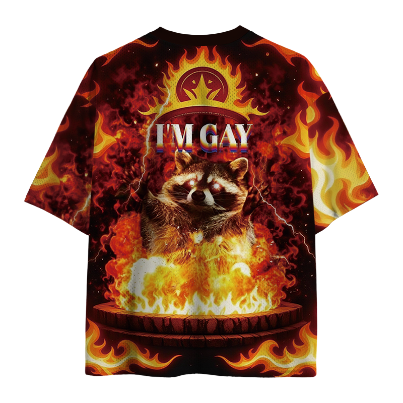 Modecanvas i'm Gay Mesh Jersey-modecanvas