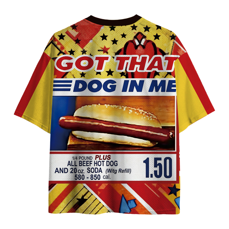 Modecanvas I Got That Dog Mesh Jersey-modecanvas