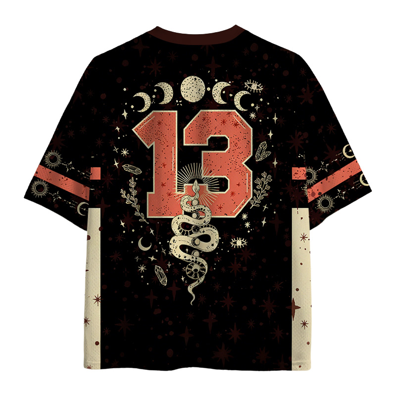 Modecanvas Mystical Moon Mesh Jersey-modecanvas