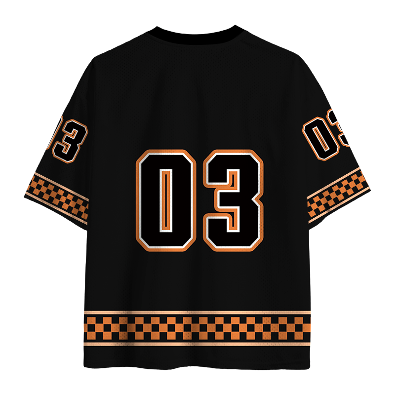 Modecanvas Retro Milk Lactose Tolerant Mesh Jersey-modecanvas