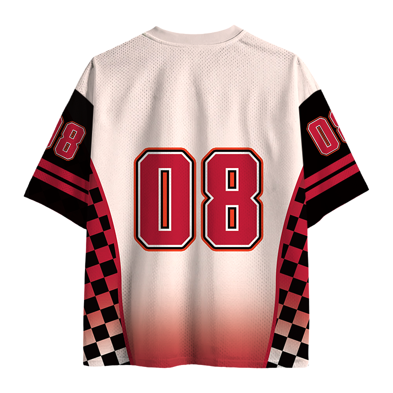 Modecanvas Roaring Black Cat Mesh Jersey-modecanvas